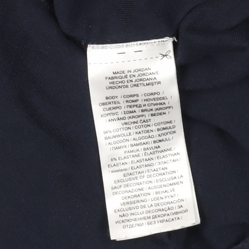 Ralph Lauren Women's Black Boat Neck Top
