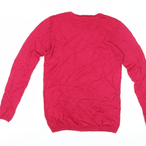 Bitte Kai Rand Women Red Merino Wool Pullover Jumper M