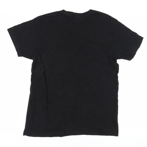 B&C Collection Men’s Black Medium Crew Neck T-Shirt
