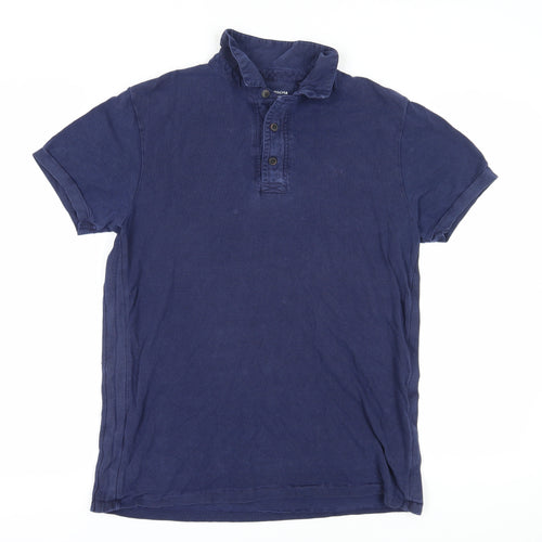 RJR John Rocha Men's Blue Medium Polo Shirt