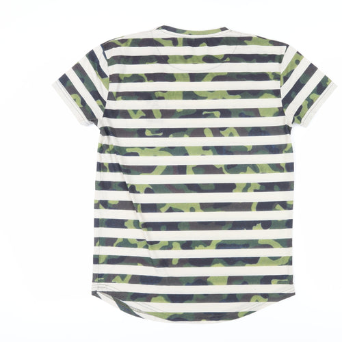 ZeroSeven Men's Camouflage Stripe T-Shirt Size S