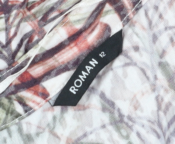 Roman Women's Multicoloured Floral Blouse Size 12