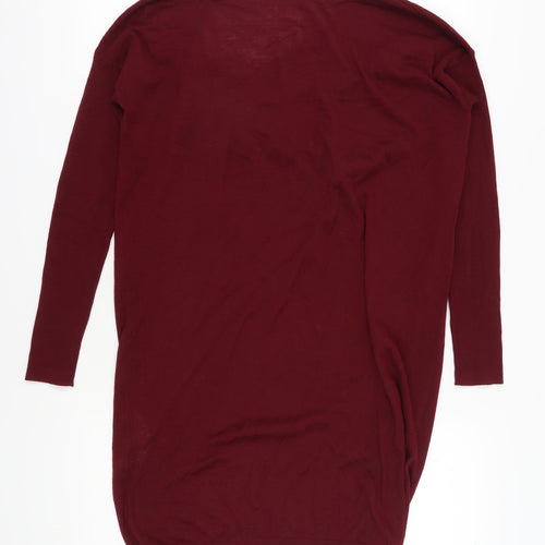 InWear Women's Red Cowl Neck Knit Pullover Jumper S