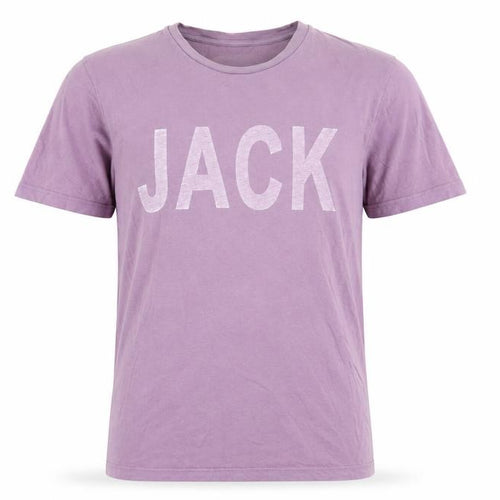 Jack Wills Purple Men's T-Shirt, Size M, Bold Logo, Cotton