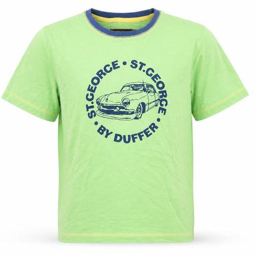 St. George by Duffer Boys Green Graphic T-Shirt 7-8 Years