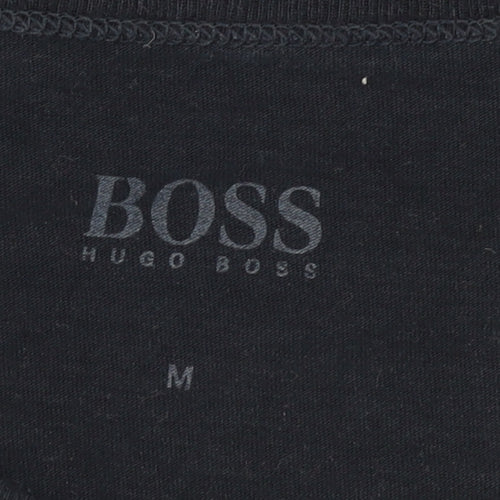 Hugo Boss Men's Blue M Cotton Crew Neck T-Shirt