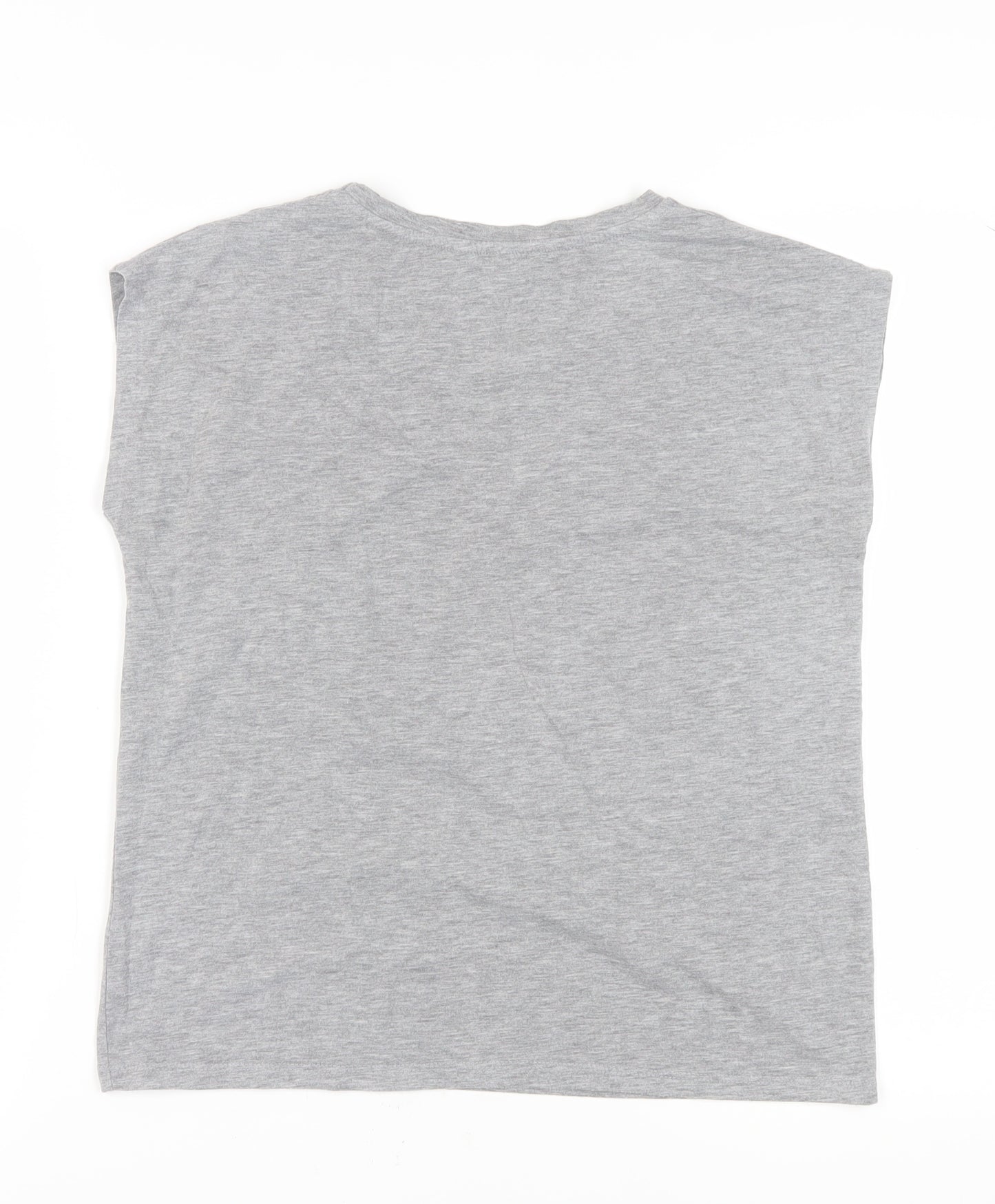 Dorothy Perkins Women's Grey Sequin Dog T-Shirt Size 12