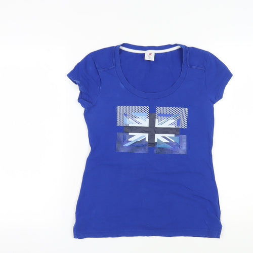 ParalympicsGB Women's Blue Cotton T-Shirt Size 12
