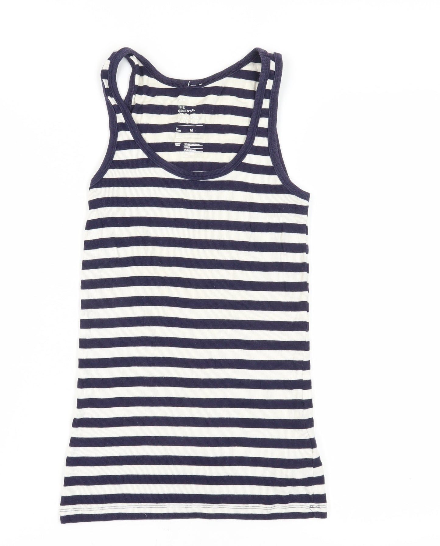 Gap Women's Multicoloured Striped Tank Top, Size M