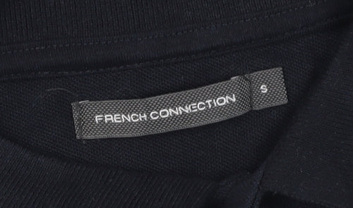 French Connection Men's Black Polo Shirt Size S