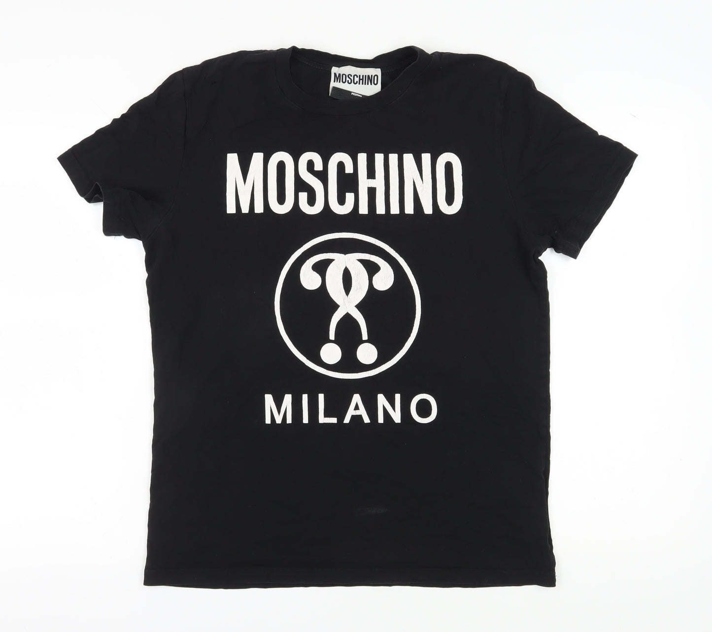 Moschino Men's Black Logo T-Shirt Size 42
