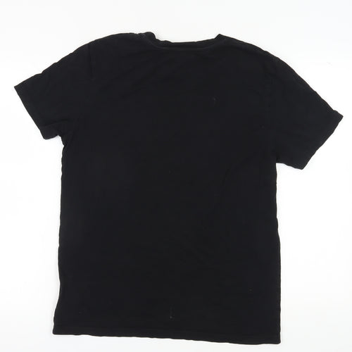 Moschino Men's Black Logo T-Shirt Size 42