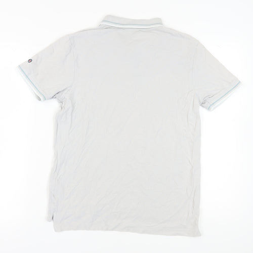 Lambretta Men's White Polo Shirt, Medium, Casual Style