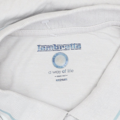 Lambretta Men's White Polo Shirt, Medium, Casual Style