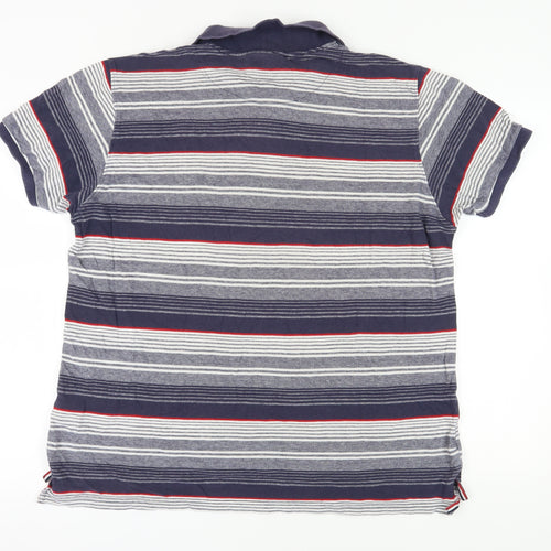 Pierre Cardin Men's Multicoloured XL Striped Polo