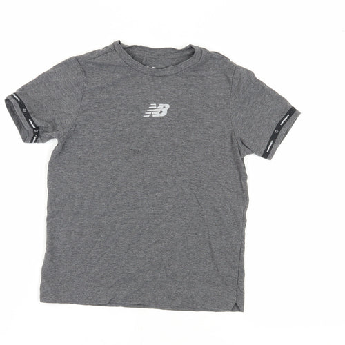 New Balance Boys Grey T-Shirt 11 Years Casual Wear