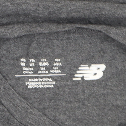 New Balance Boys Grey T-Shirt 11 Years Casual Wear