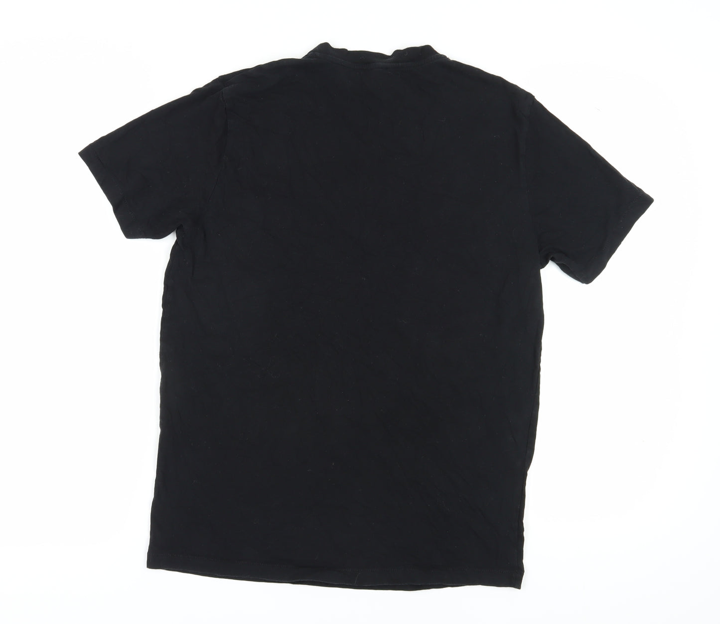 Diesel Men's Black V-Neck T-Shirt Large