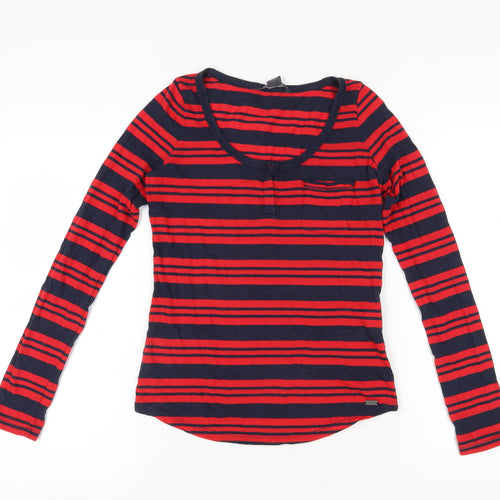 Armani Exchange Women's Multicoloured Striped T-Shirt XS