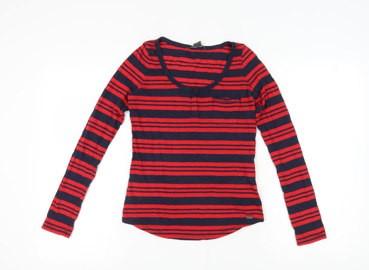 Armani Exchange Women's Multicoloured Striped T-Shirt XS