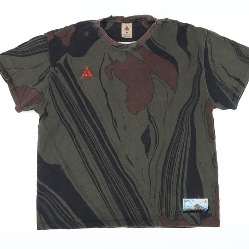 Nike Men's Multicoloured Camouflage T-Shirt XL