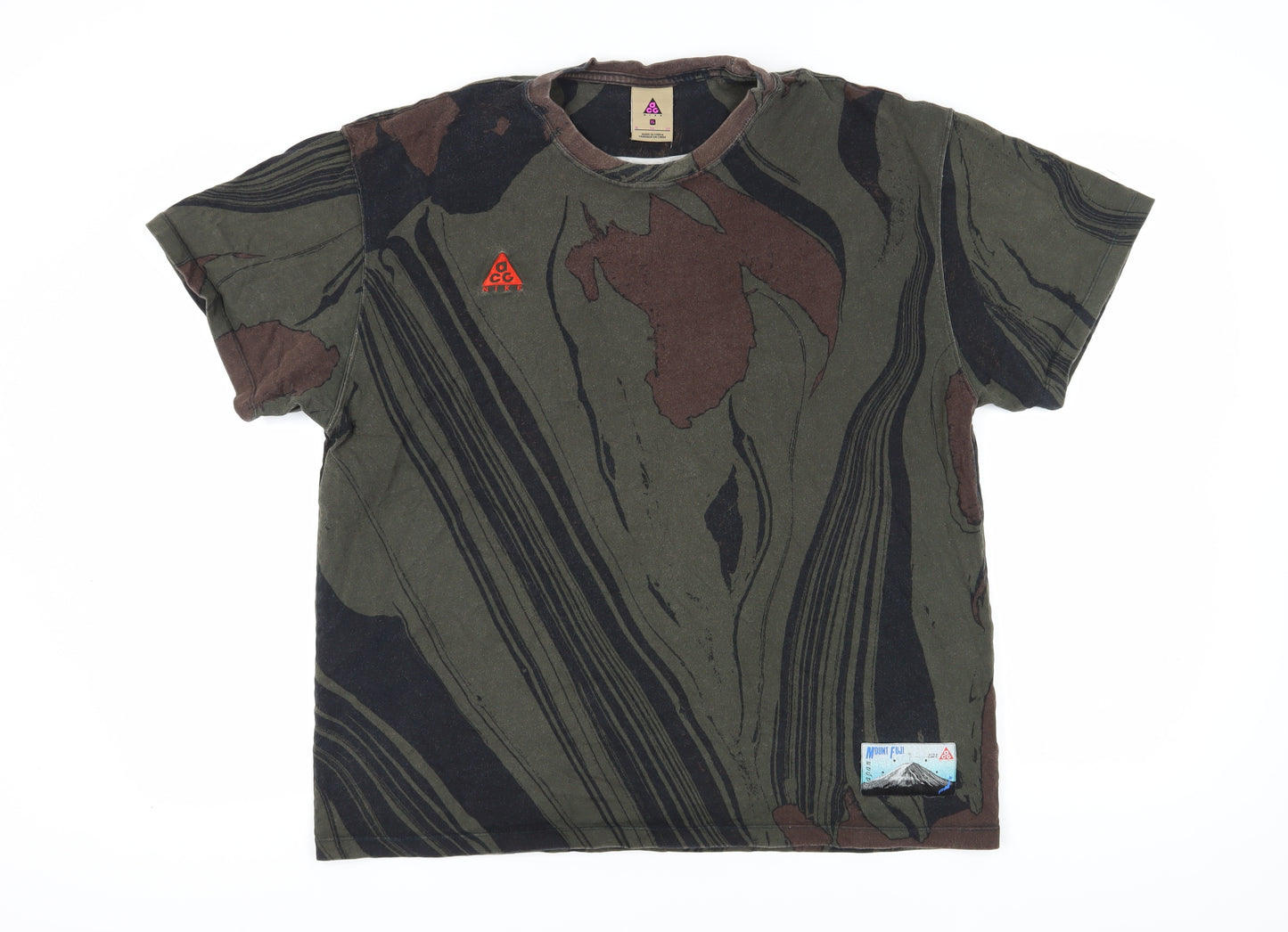 Nike Men's Multicoloured Camouflage T-Shirt XL