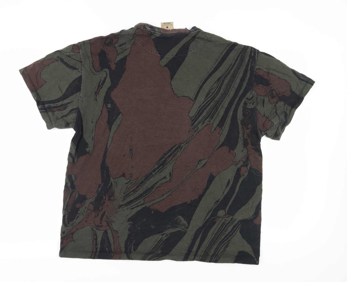 Nike Men's Multicoloured Camouflage T-Shirt XL