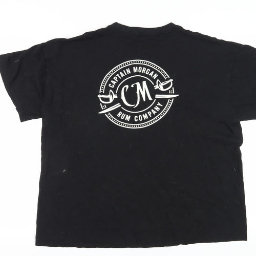 Casual Classics Unisex Black XL Cotton T-Shirt