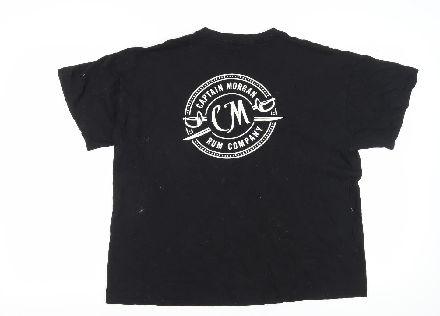 Casual Classics Unisex Black XL Cotton T-Shirt