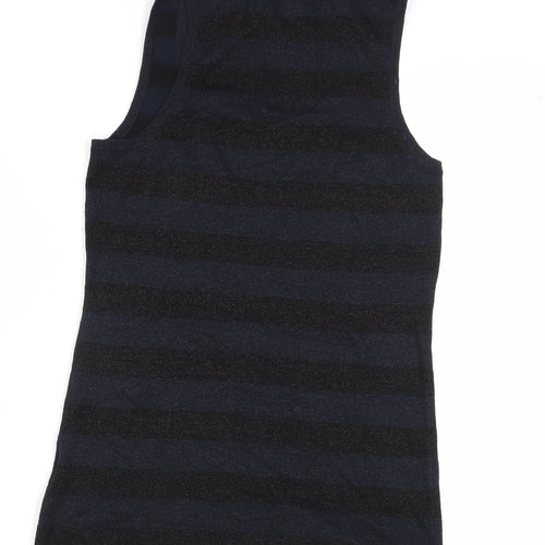 Mint Velvet Women's Black Striped Tank Top Size 10