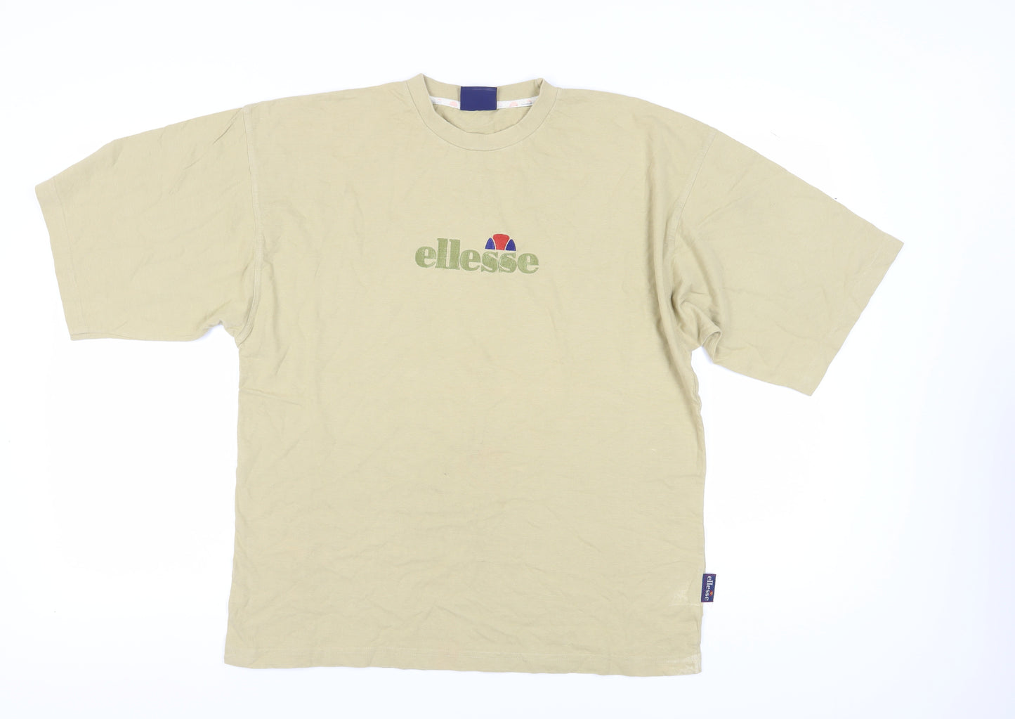 Ellesse Men's XL Beige T-Shirt with Logo