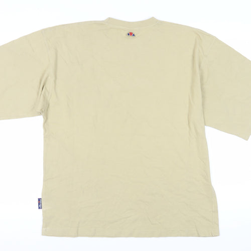 Ellesse Men's XL Beige T-Shirt with Logo