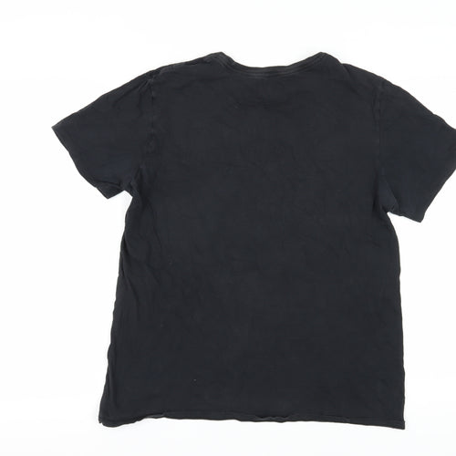 Nike Men's Medium Black Graphic Print T-Shirt