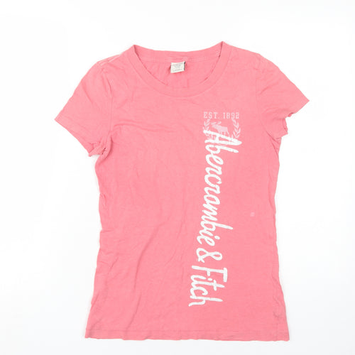 Abercrombie & Fitch Pink Slim Women's T-Shirt, M
