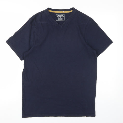 Mountain Warehouse Men's Blue V-Neck T-Shirt, S