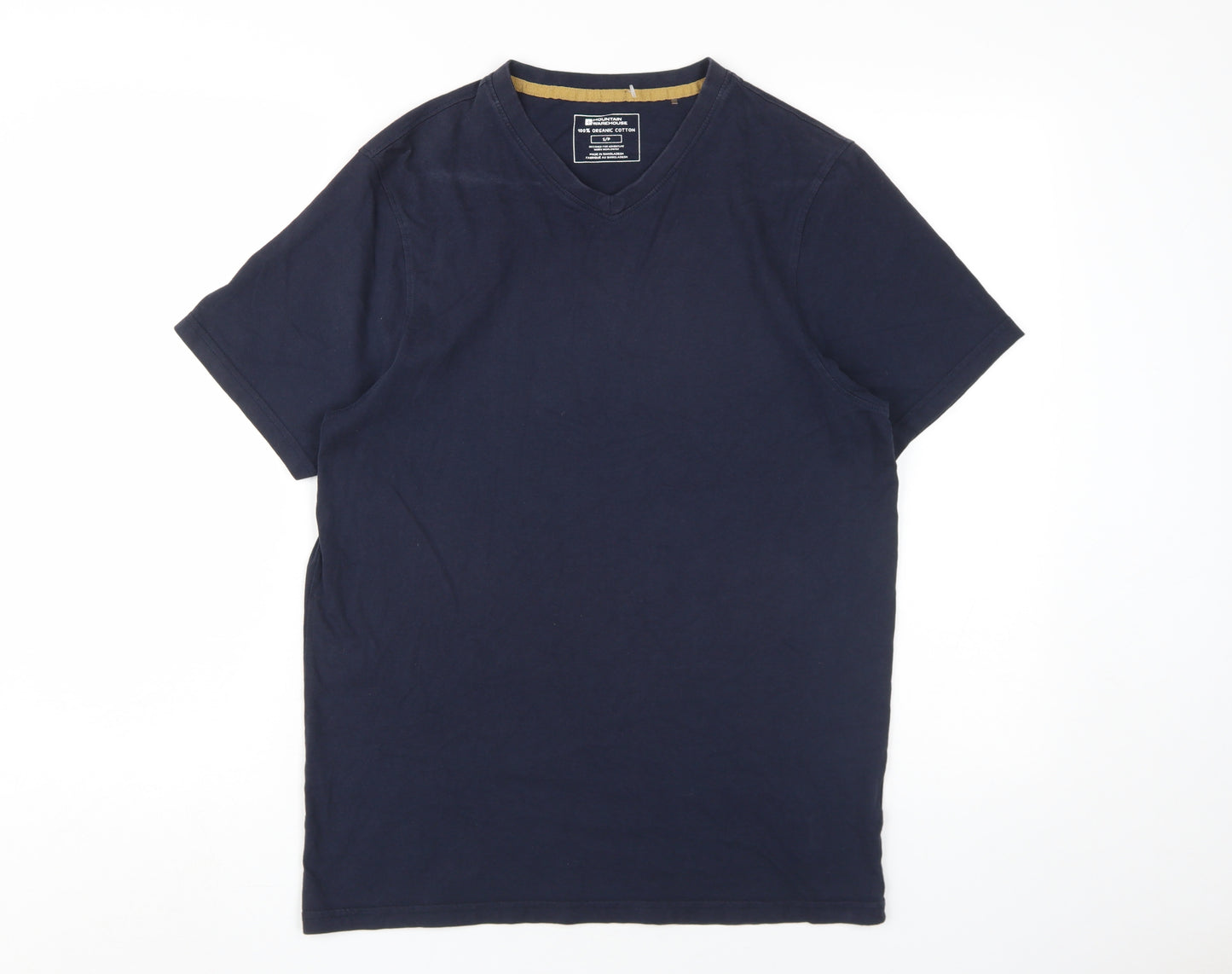 Mountain Warehouse Men's Blue V-Neck T-Shirt, S