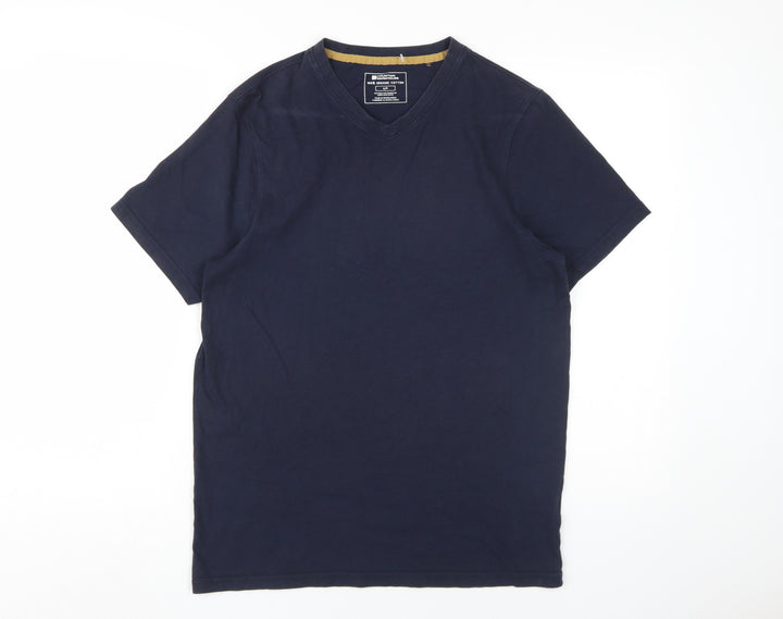 Mountain Warehouse Men's Blue V-Neck T-Shirt, S