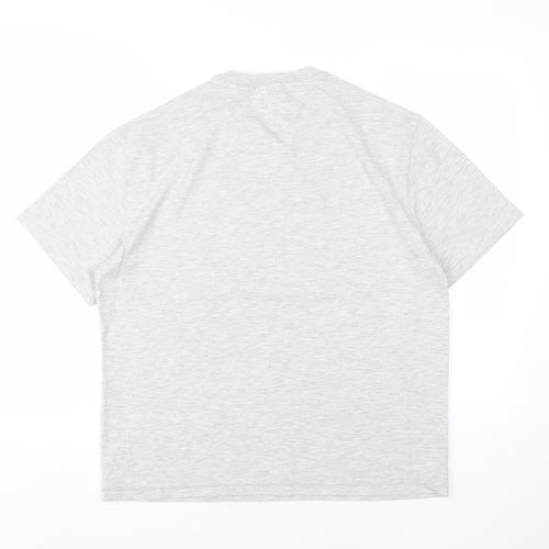 HERA Men's Grey XS T-Shirt, Short Sleeve, Crew Neck