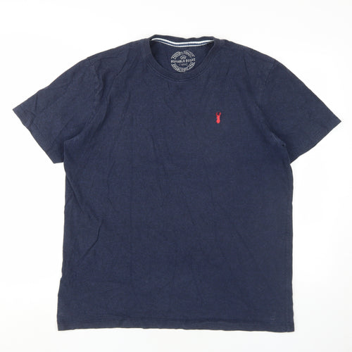 Next Men’s XL Blue Cotton Crew Neck T-Shirt
