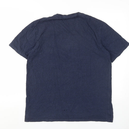 Next Men’s XL Blue Cotton Crew Neck T-Shirt