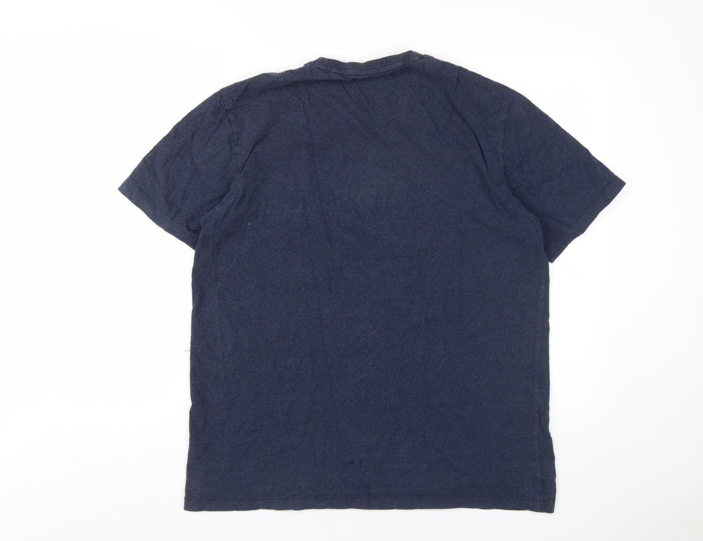 Next Men’s XL Blue Cotton Crew Neck T-Shirt