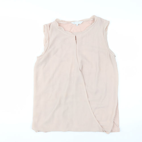 RJR John Rocha Women's Ivory Wrap Tank, Size 14