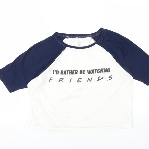 Friends Unisex Ringer T-Shirt, M, 3/4 Sleeve