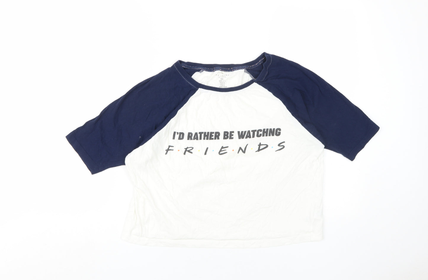 Friends Unisex Ringer T-Shirt, M, 3/4 Sleeve