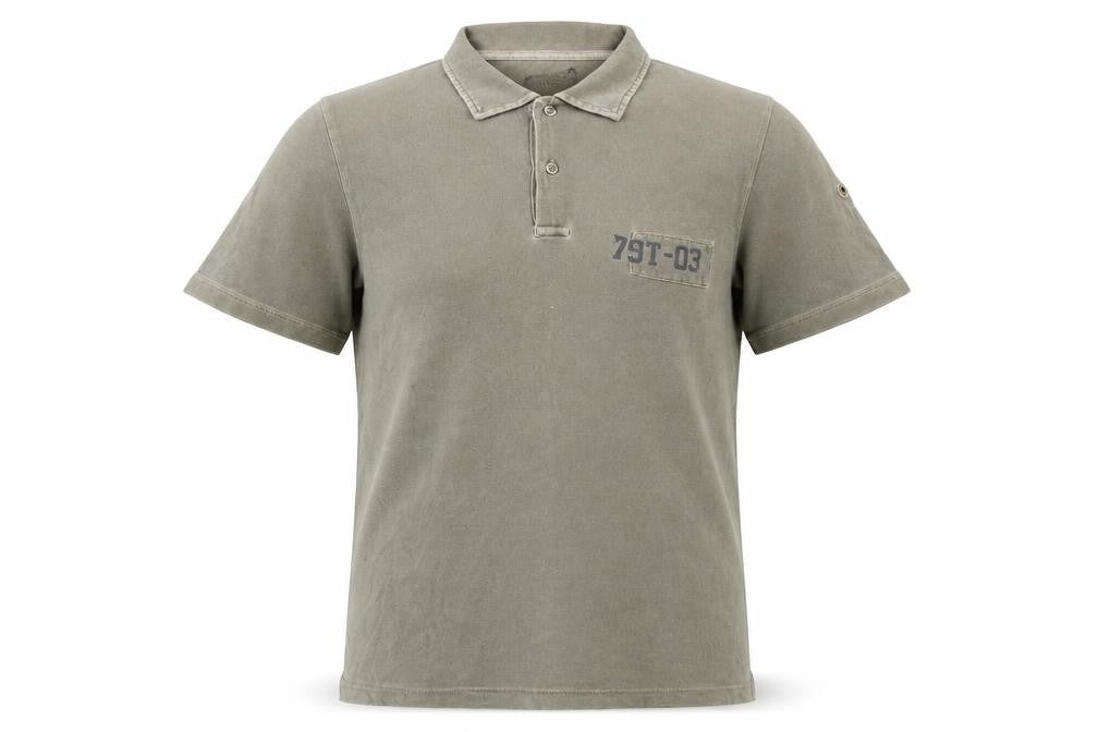 Red Herring Men's Beige Polo Shirt, Size M, Short Sleeve
