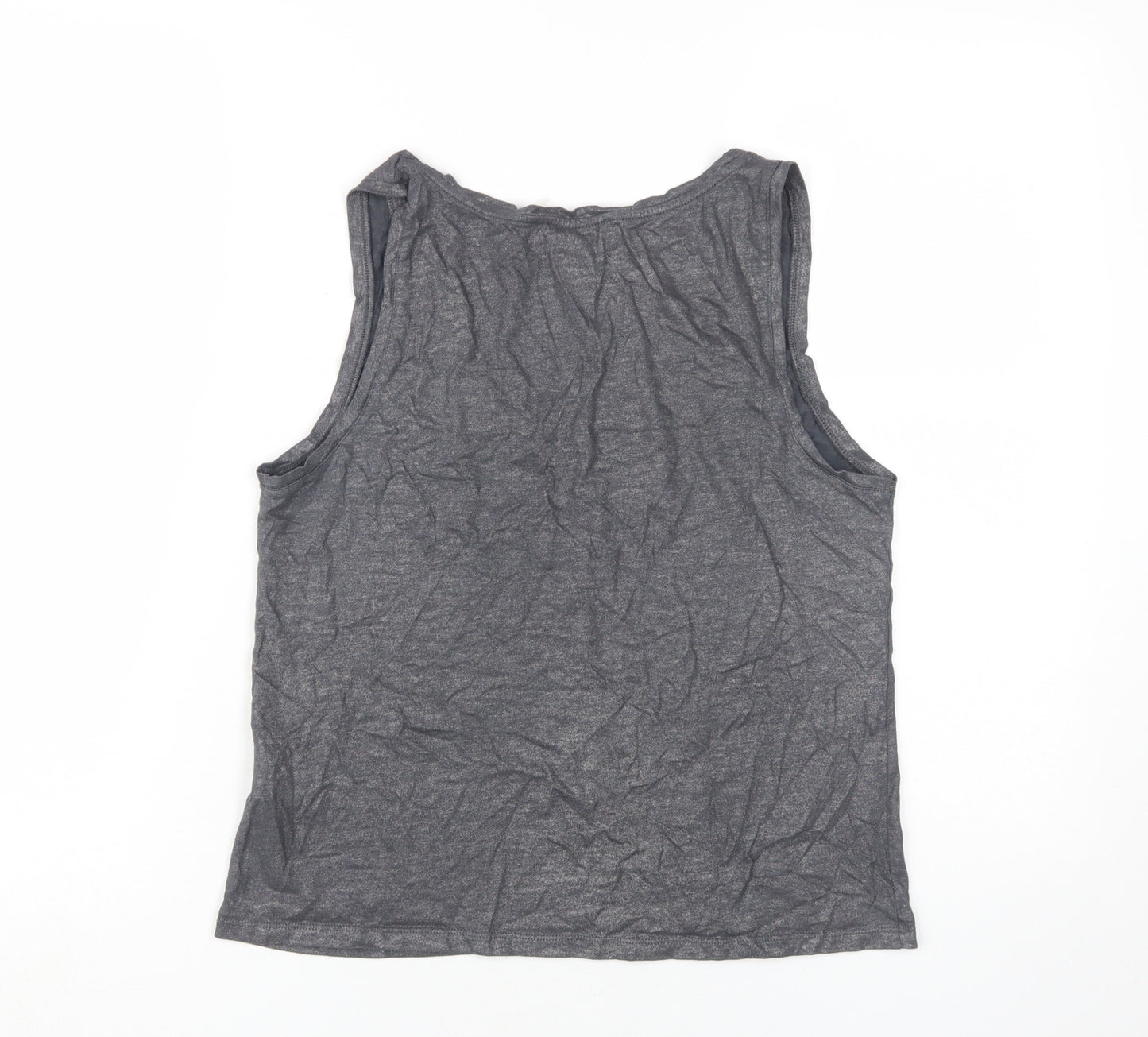 Mint Velvet Women's Grey Scoop Neck Tank Top Size 12