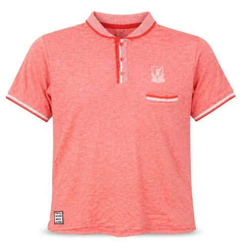 L.F.C Men's Red Medium Polo Shirt, Short Sleeve, Logo Accent