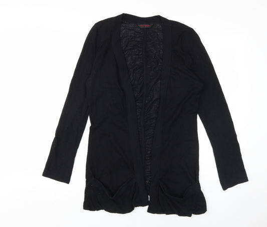 Miss Selfridge Women's Black Cardigan Size 14