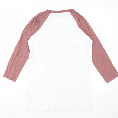ASOS Women's Multicoloured Travel Ringer T-Shirt Size 8