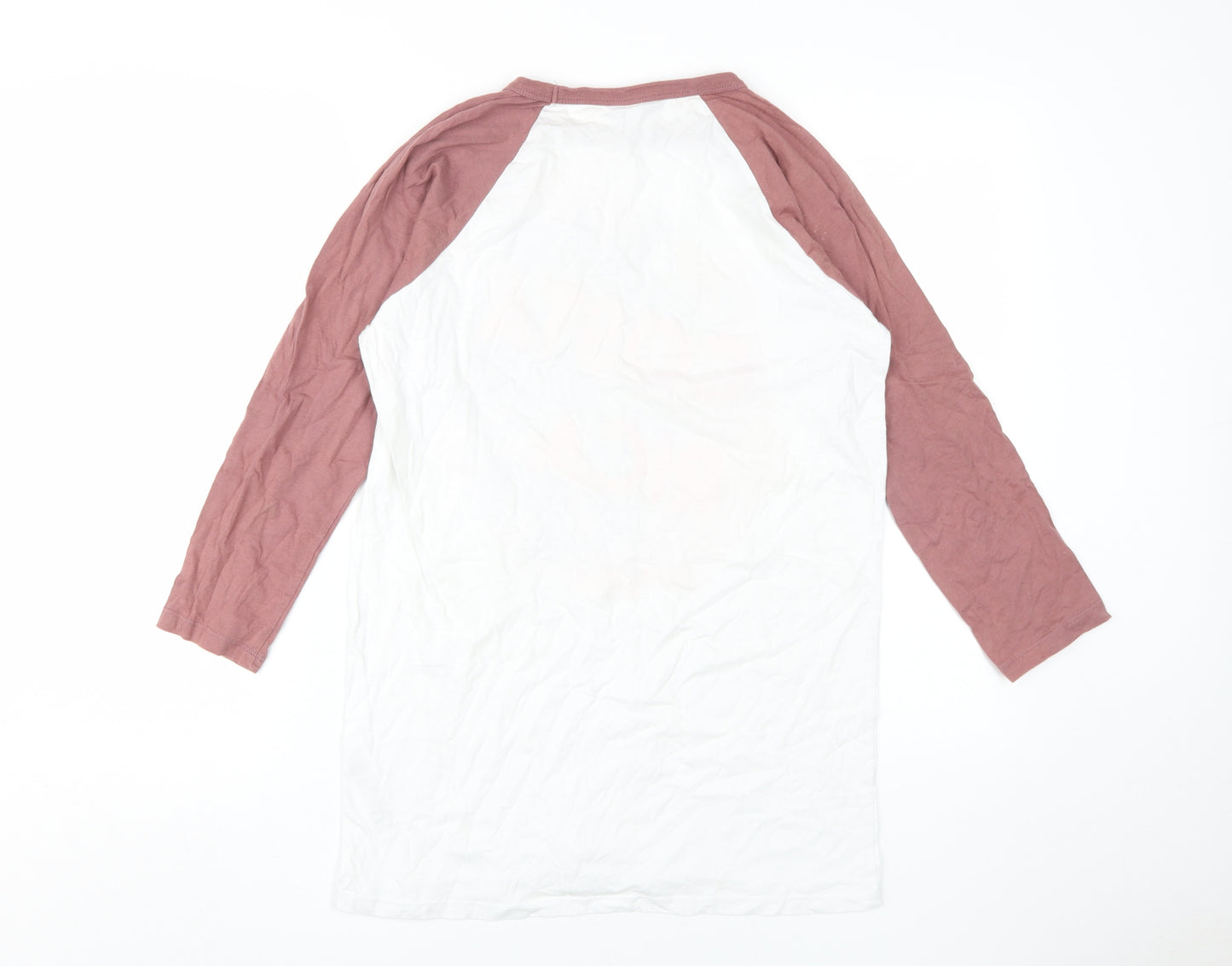 ASOS Women's Multicoloured Travel Ringer T-Shirt Size 8